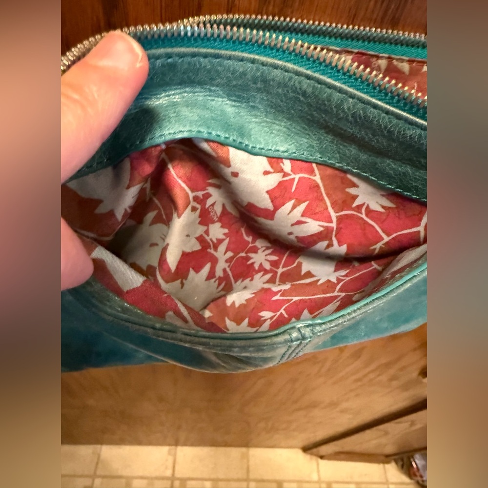 Teal "HOBO" Crossbody Bag - Picture 8 of 8